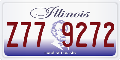 IL license plate Z779272