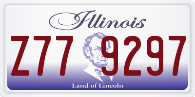 IL license plate Z779297