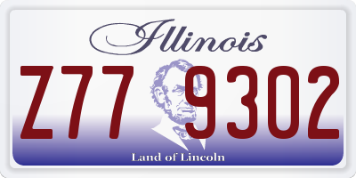 IL license plate Z779302