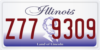 IL license plate Z779309