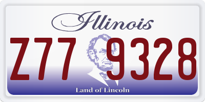 IL license plate Z779328