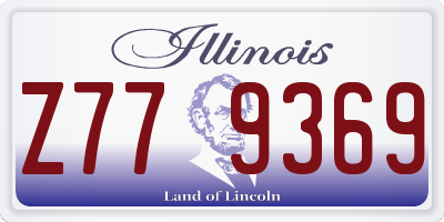 IL license plate Z779369