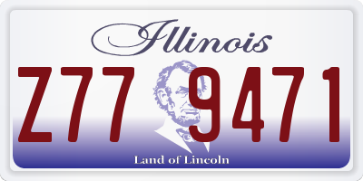 IL license plate Z779471