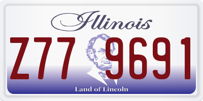 IL license plate Z779691