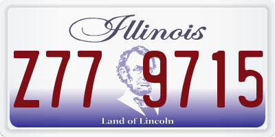 IL license plate Z779715
