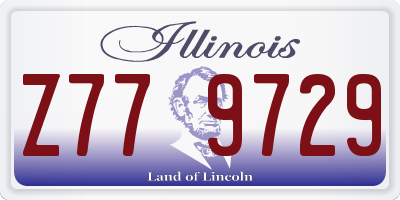 IL license plate Z779729