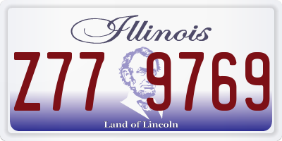 IL license plate Z779769