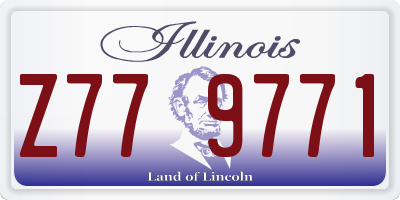 IL license plate Z779771