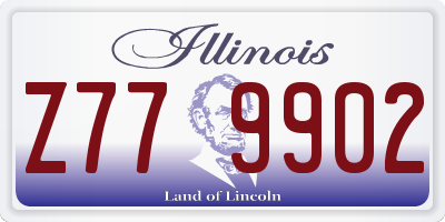 IL license plate Z779902