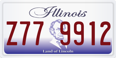 IL license plate Z779912