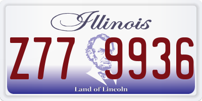 IL license plate Z779936