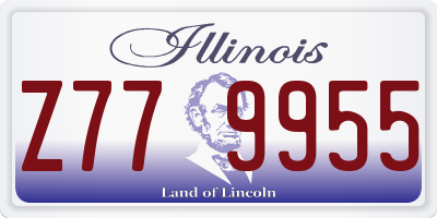 IL license plate Z779955