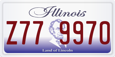 IL license plate Z779970