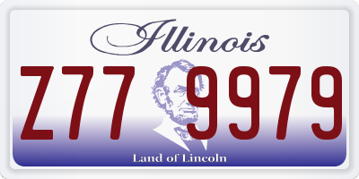 IL license plate Z779979