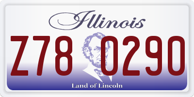 IL license plate Z780290