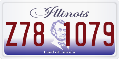 IL license plate Z781079