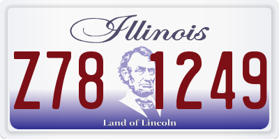 IL license plate Z781249