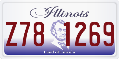IL license plate Z781269