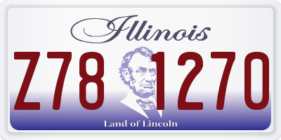 IL license plate Z781270