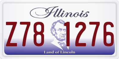 IL license plate Z781276