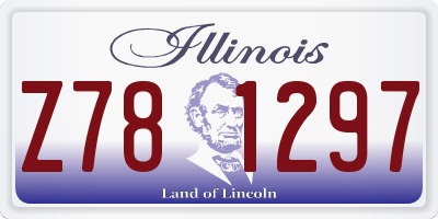IL license plate Z781297
