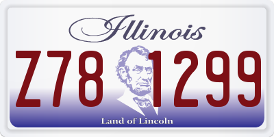 IL license plate Z781299