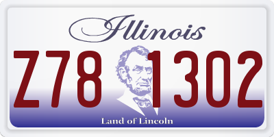 IL license plate Z781302
