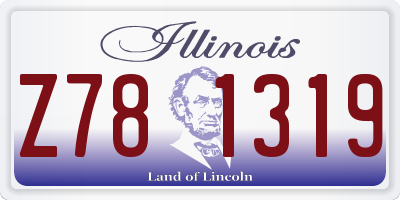 IL license plate Z781319