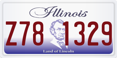 IL license plate Z781329