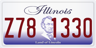 IL license plate Z781330