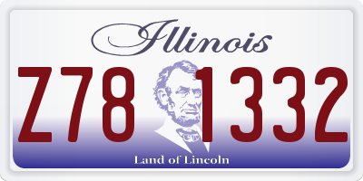 IL license plate Z781332