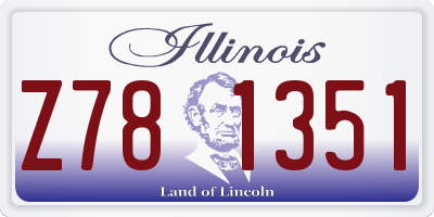IL license plate Z781351