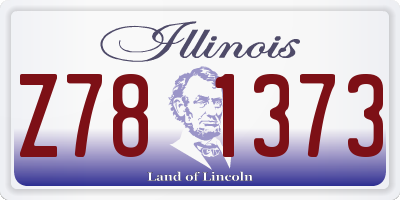 IL license plate Z781373