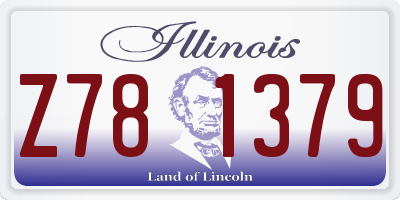 IL license plate Z781379