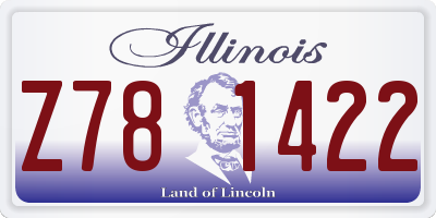 IL license plate Z781422