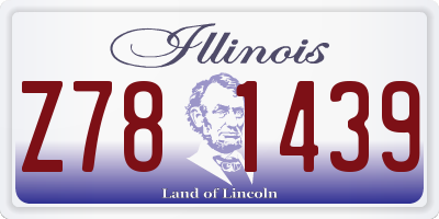 IL license plate Z781439