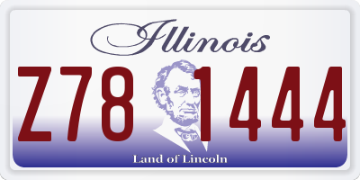 IL license plate Z781444