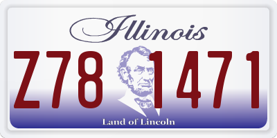 IL license plate Z781471