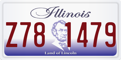 IL license plate Z781479