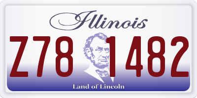 IL license plate Z781482