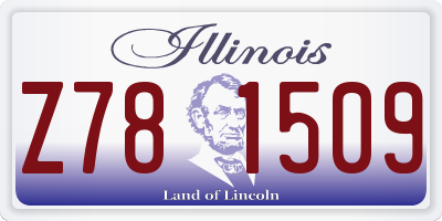 IL license plate Z781509