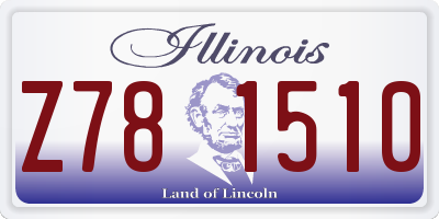 IL license plate Z781510
