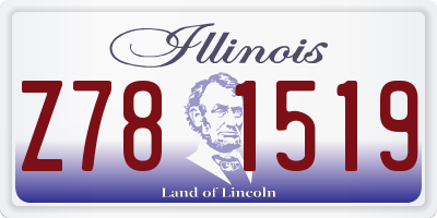 IL license plate Z781519