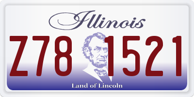 IL license plate Z781521