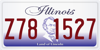 IL license plate Z781527