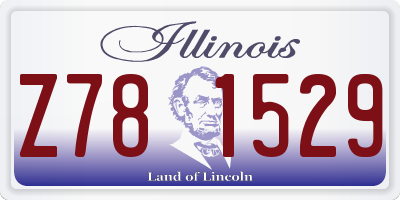 IL license plate Z781529