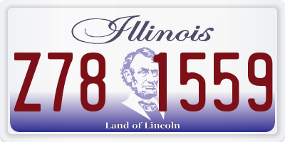 IL license plate Z781559