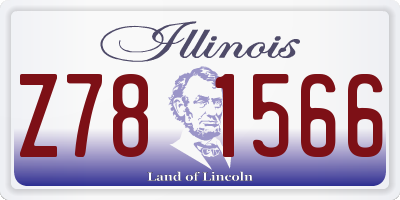 IL license plate Z781566