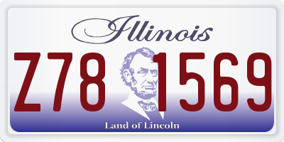 IL license plate Z781569