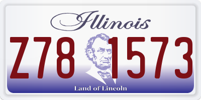 IL license plate Z781573